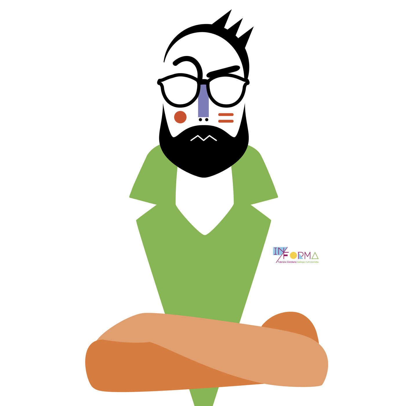 informa nutrizionista Fabrizio Giordano visual branding
