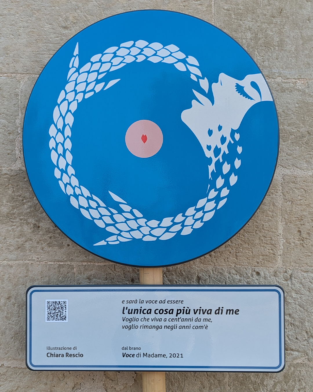 Segnaletico mostra illustrazione Chiara Rescio