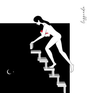 Leggersi di Chiara Rescio illustrazione per Kiasmo 